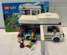LEGO 60283 Camper Van City Building Kit Complete with Instructions.
