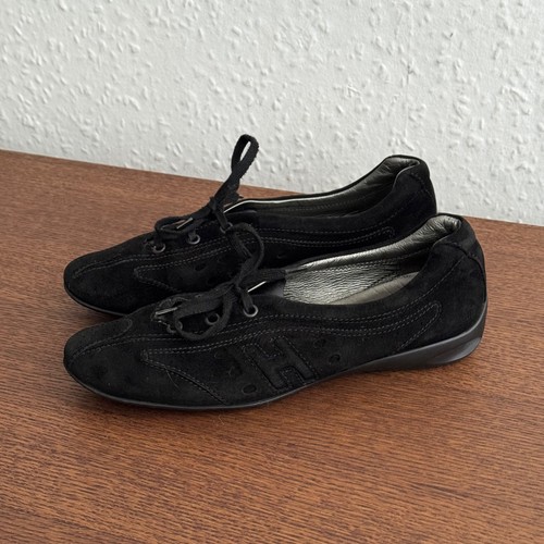 Women hogan black suede - hogan,