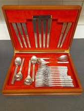 Viners Sable Cutlery Set, Made In Sheffield, In orignal wooden Box, Part set