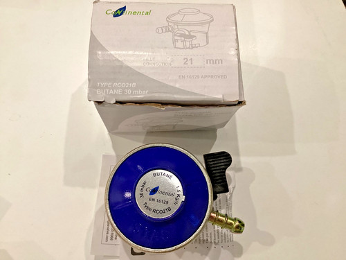 Butane gas regulator 21mm - regulator,