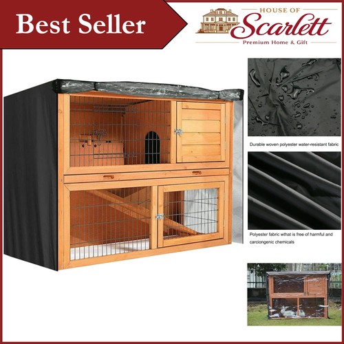 Brown 420d rabbit hutch cover - 420d,