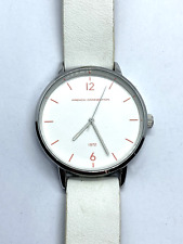French Connection FC16AV Ladies White Leather Strap Watch