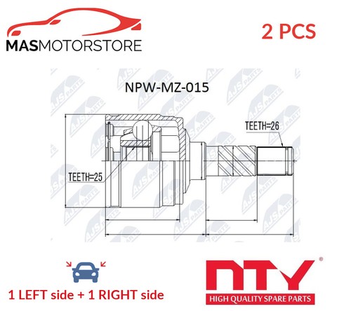 Driveshaft joint kit - driveshaft,