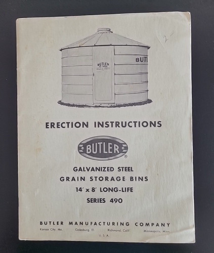 Vintage butler mfg grain - co,