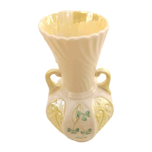 Vintage belleek shamrock twin - belleek,