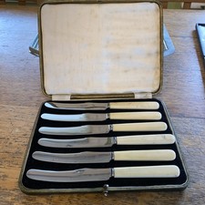Vintage Set 6 x Faux Bone