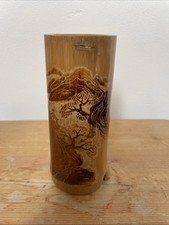 Vintage Bamboo Brush Pot