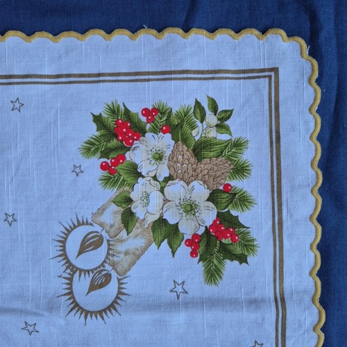 Vintage cotton blend xmas - blend,
