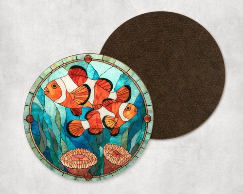 Clownfish marine fish stained - clownfish,