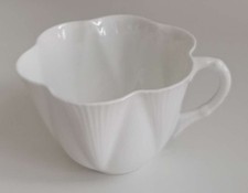 Shelley Dainty White Fine Bone China Scalloped Tea Cup