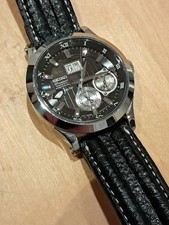 Seiko Premier Kinetic Perpetual Calendar Watch Ref 7D48-0AA0 Quartz