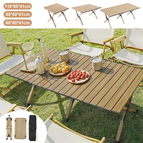 Folding camping table with bag - camping,