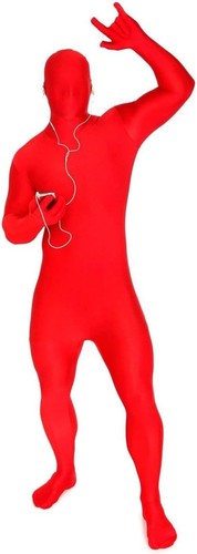 Adult msuit morphsuit - adult, red