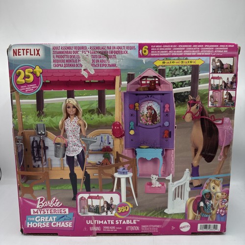 Barbie toy stable playset - stable,