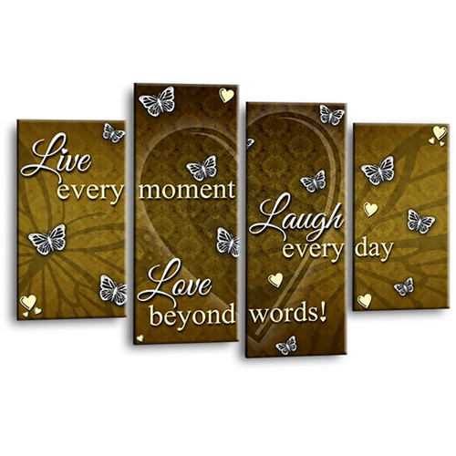 Love heart wall - love, gold