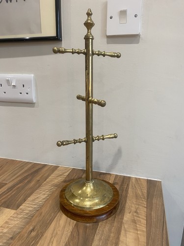 Vintage brass jewellery stand - vintage,