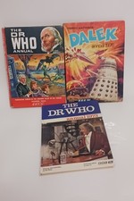 Dr Who 1966/1973 And Dalek 1976 Annuals