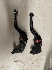 PAZZO MOTORCYCLE LEVERS BLACK SUZUKI GSXR750 K6 K7 GSXR600 K6 K7