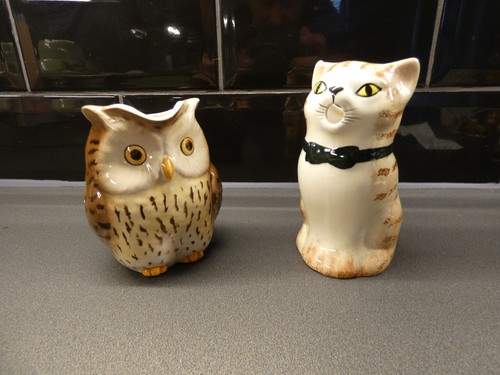 Otagiri owl jug wood - jug,