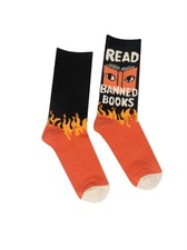 Read banned books socks small - books,