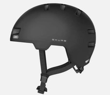 ABUS Skurb Urban BMX Cycle Helmet L 58-61cm Velvet Black Skateboard Scooter