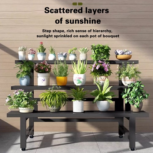 Tiers outdoor wooden flower - 3,