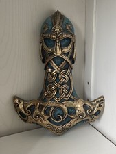 Thor's Hammer - Alchemy The Vault - Viking Fantasy Wall Relief Decoration Resin