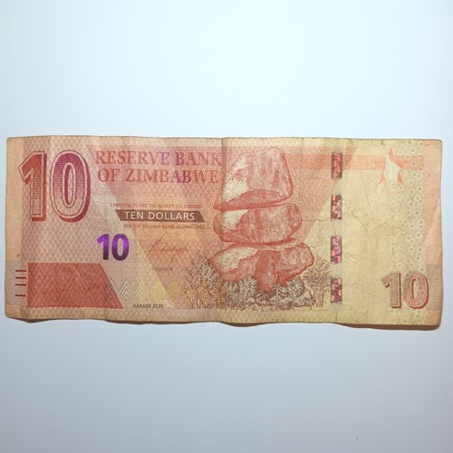 2020 zimbabwe dollars - zimbabwe, 10