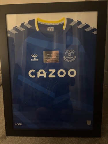 Everton signed shirt - 21/22, in