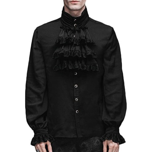 Male tops men shirt gothic - tops,