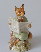Beswick / Royal Albert ~ Beatrix Potter " FOXY READING THE NEWS  "  BP6a