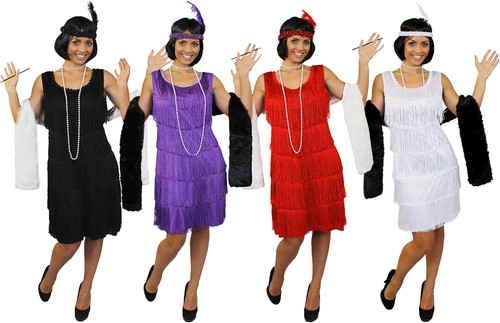 Deluxe fringe flapper costume - deluxe,