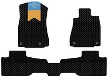 Fits Lexus IS300H 2013 on Fully Tailored Waterproof Rubber Car Floor Mat Black