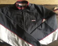Reebok Vintage (Shell-suit) Anorak/ Jacket ~ Navy & White with Crimson Trim ~ 12