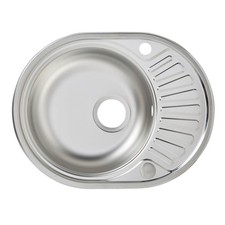Kitchen Sink Round Stainless