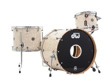 DW Collectors Black Badge 22" Maple Drum Kit, Vintage Marine Pearl