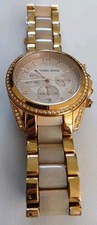 Michael Kors Rose Gold & Ceramic Bracelet Watch Model MK 5943 Ladies Watch