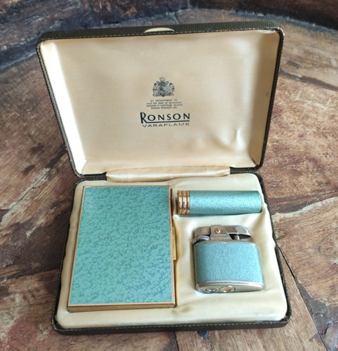 Vintage ronson varaflame set - ronson,