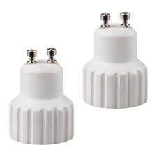 2x Gu10 to Gu10 Adapter Bulb