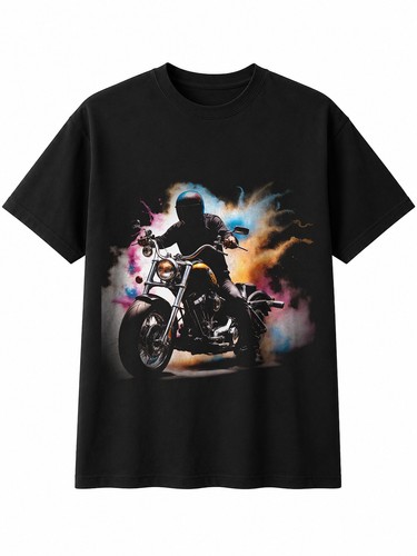 Chopper motorcycle ink art - motorcycle,