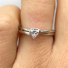 Platinum Ring Diamond 0.25ct