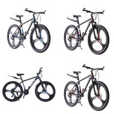 Unisex Mountain Bike 21 Speed Mens Bikes 24-27.5" wheel Front Suspension Bicycle