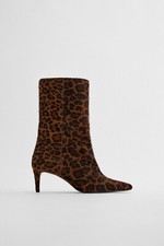 Zara Animal Print Heeled
