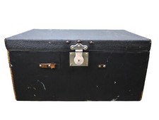 Fab old antique black - old, leather