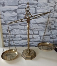 ANTIQUE LARGE BRASS ORNATE