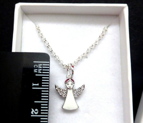 Guardian angel necklace tiny - angel,