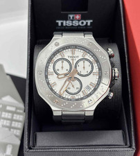 Tissot T-Race T141.417.17.011.00 Chronograph 45 mm Quartz White Dial Men's Watch