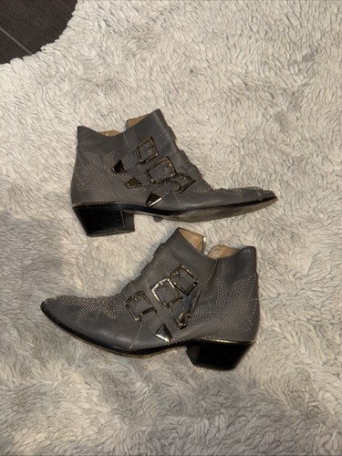 Chloe susanna ankle boot gray - chloe,