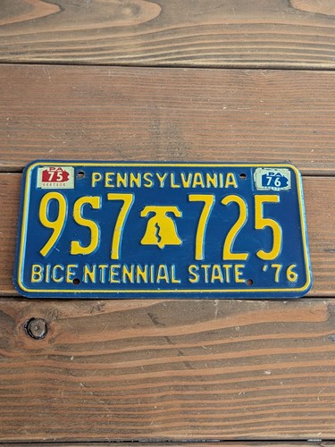 Vtg pennsylvania license plate - pennsylvania,