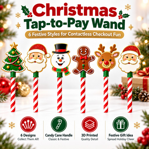 Christmas tap pay - tap, 3d